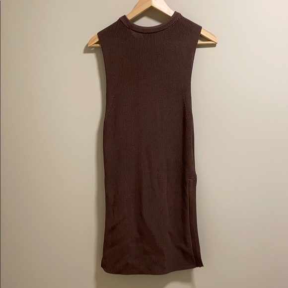 Aritzia / Wilfred Palmier Sleeveless Sweater Brown - Picture 5 of 11